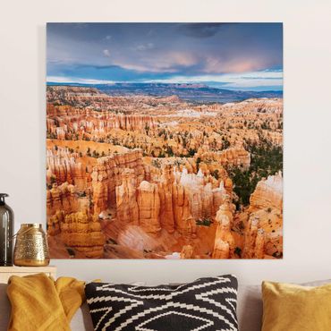 Canvas schilderijen Blaze Of Colour Of The Grand Canyon