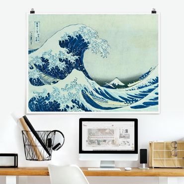 Posters Katsushika Hokusai - The Great Wave At Kanagawa