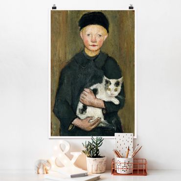 Posters Paula Modersohn-Becker - Boy with Cat