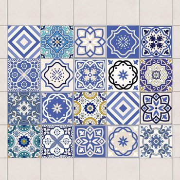 Tegelstickers 20 Mediterranean tiles