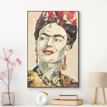 Verwisselbaar schilderij - Frida Kahlo - Collage No.2
