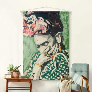 Wandtapijt - Frida Kahlo - Collage No.3
