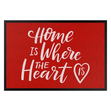Deurmatten Home Is where the Heart Is