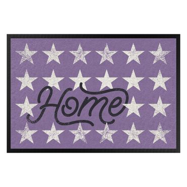Deurmatten Home Stars Lilac