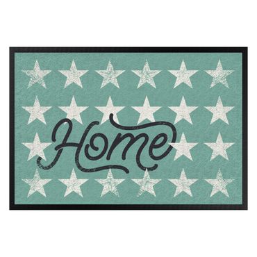 Deurmatten Home Stars Turquoise