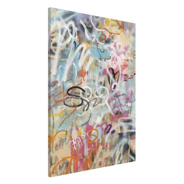 Magneetborden - Graffiti Love In Pastel