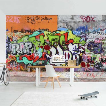 Fotobehang Graffiti Wall