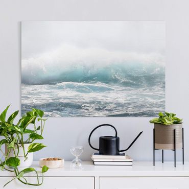 Canvas schilderijen Large Wave Hawaii