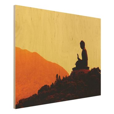 Houten schilderijen Resting Buddha