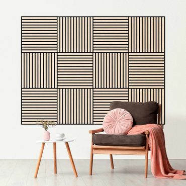 Akoestisch paneel - Wooden Wall Oak light - 52x52 cm