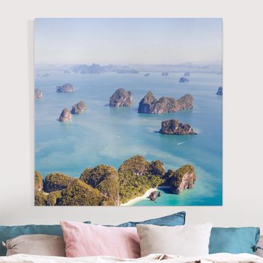 Canvas schilderijen Island In The Ocean