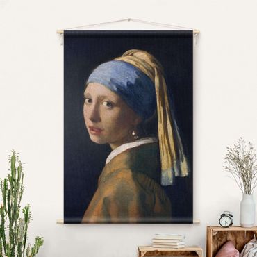 Wandtapijt - Jan Vermeer Van Delft - Girl With A Pearl Earring