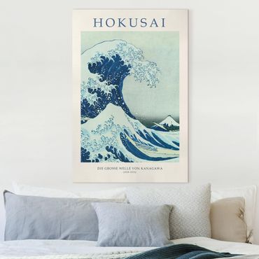 Canvas schilderijen - Katsushika Hokusai - The Big Wave Of Kanagawa - Museum Edition