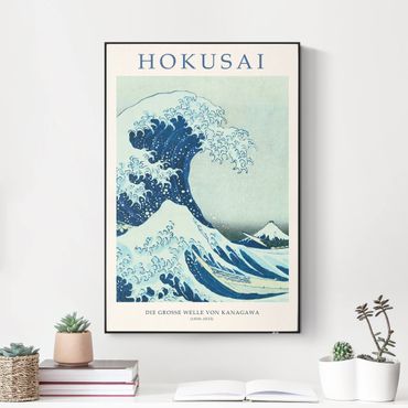 Akoestisch schilderij - Katsushika Hokusai - The Big Wave Of Kanagawa - Museum Edition
