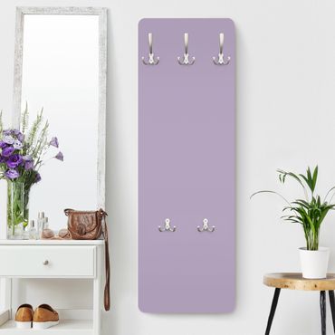 Wandkapstokken houten paneel Lavender