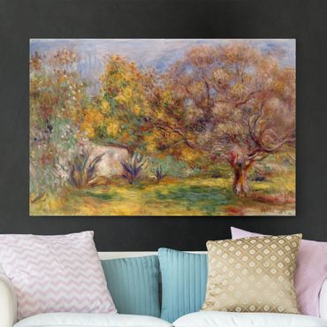 Canvas schilderijen Auguste Renoir - Olive Garden