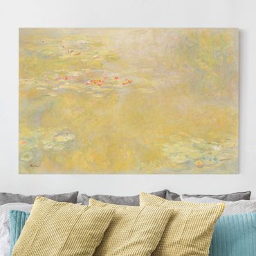 Canvas schilderijen Claude Monet - The Water Lily Pond