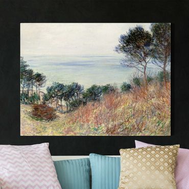Canvas schilderijen Claude Monet - The Coast Of Varengeville