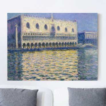 Canvas schilderijen Claude Monet - The Palazzo Ducale
