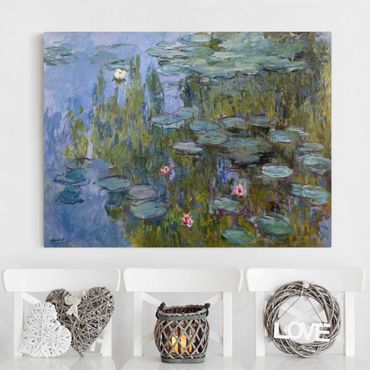 Canvas schilderijen Claude Monet - Water Lilies (Nympheas)