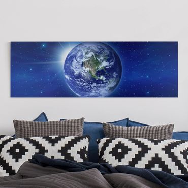 Canvas schilderijen Earth In Space