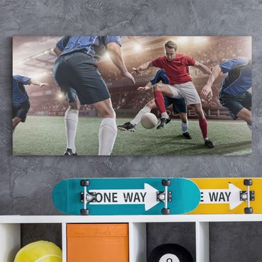 Canvas schilderijen Football Rival