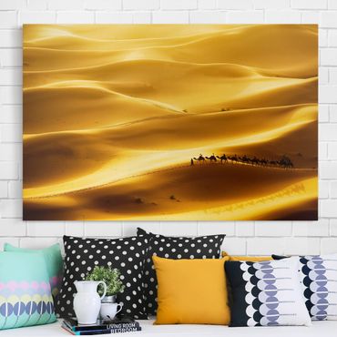 Canvas schilderijen Golden Dunes