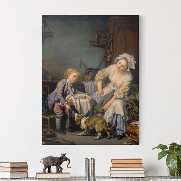 Canvas schilderijen Jean Baptiste Greuze - The Spoiled Child