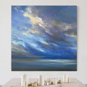 Canvas schilderijen Coast Sky Dark