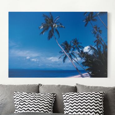 Canvas schilderijen Mauritius Beach