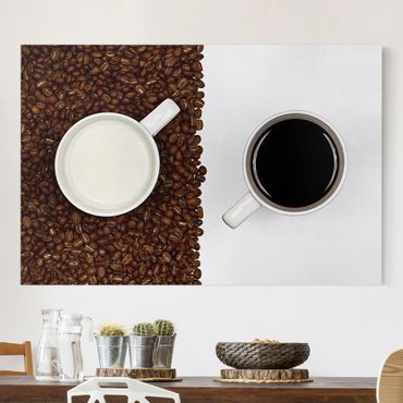 Canvas schilderijen Caffee Latte
