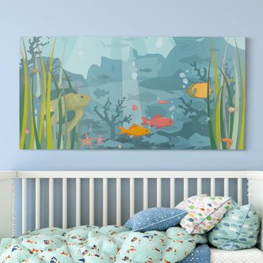 Canvas schilderijen No.EK57 Oceanic Landscape