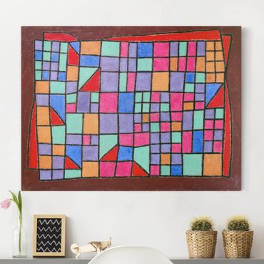 Canvas schilderijen Paul Klee - Glass Facade