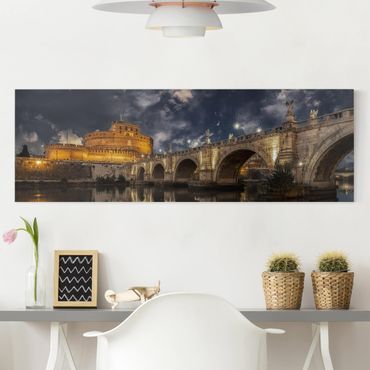 Canvas schilderijen Ponte Sant'Angelo In Rome