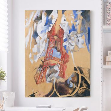 Canvas schilderijen Robert Delaunay - Eiffel Tower