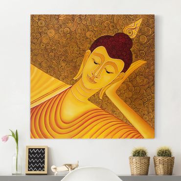 Canvas schilderijen Shanghai Buddha