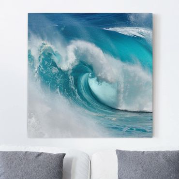 Canvas schilderijen Raging Waves
