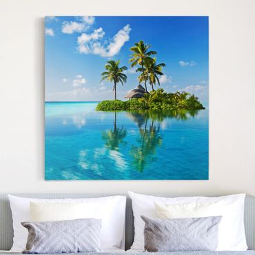 Canvas schilderijen Tropical Paradise