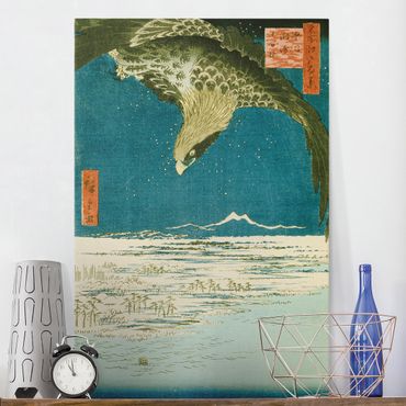 Canvas schilderijen Utagawa Hiroshige - The Plain near Fukagawa Susaki