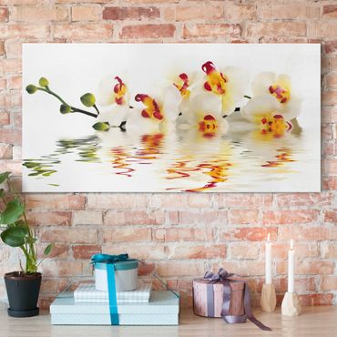 Canvas schilderijen Vivid Orchid Waters