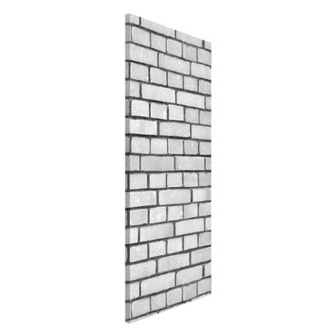 Magneetborden Brick Wallpaper White London