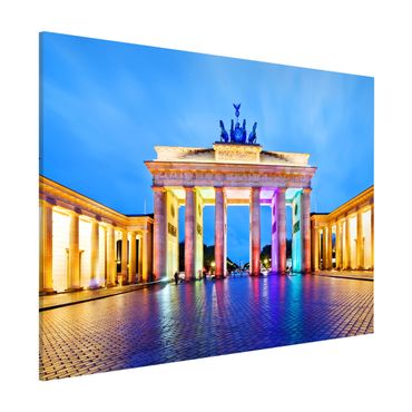 Magneetborden Illuminated Brandenburg Gate