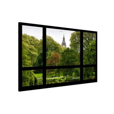 Magneetborden Window overlooking St. James Park on Big Ben