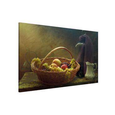 Magneetborden Still Life With Fruit Basket
