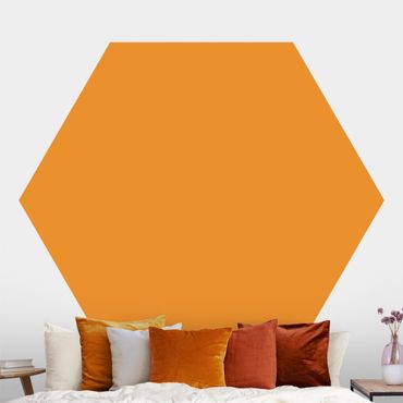 Hexagon Behang Mango