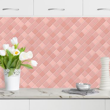 Keukenachterwanden Mosaic Tiles - Antique Pink