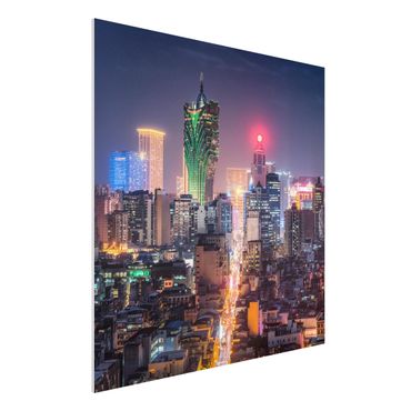 Forex schilderijen Illuminated Night In Macao