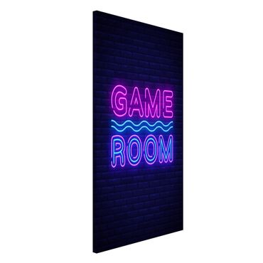 Magneetborden - Neon Text Game Room