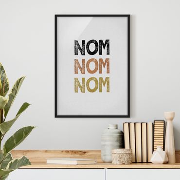 Ingelijste posters Nom Kitchen Quote