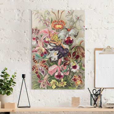 Canvas schilderijen Nymph With Orchids